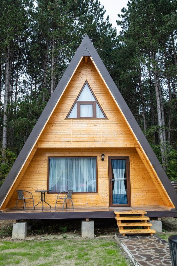 Catunul Din Podei A-Frame Dragoslavele Esterno foto